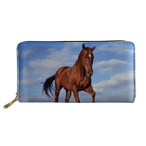 FJQWKLF Teenager-Mädchen-Clutch-Handtasche Tägliche wasserdichte Brieftasche Lässige Münzklammer PU-Leder-Geldbörse von FJQWKLF