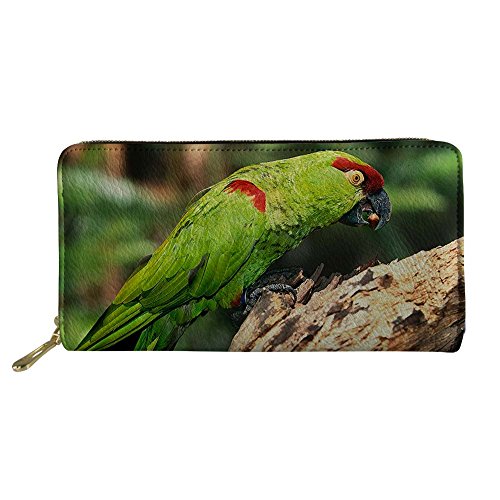 FJQWKLF Teenager-Mädchen-Clutch-Handtasche Tägliche wasserdichte Brieftasche Lässige Münzklammer PU-Leder-Geldbörse von FJQWKLF