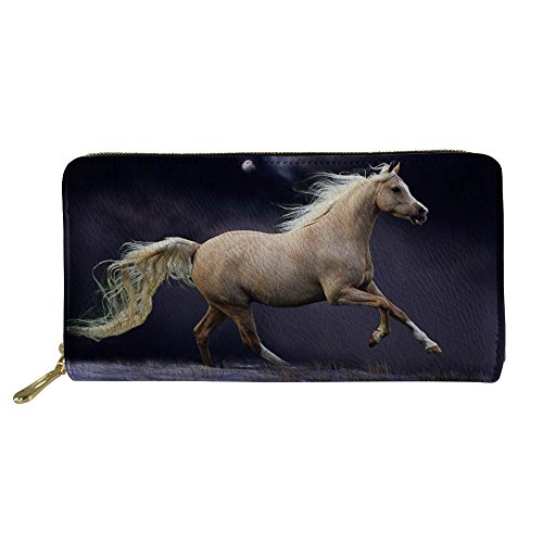 FJQWKLF Teenager-Mädchen-Clutch-Handtasche Tägliche wasserdichte Brieftasche Lässige Münzklammer PU-Leder-Geldbörse von FJQWKLF