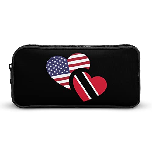 FJQWKLF Trinidad_and_Tobago US-Flagge bedrucktes Federmäppchen, Stifthalter, Beutel, Schreibwarenbox, Make-up-Organizer, Aufbewahrungstasche von FJQWKLF