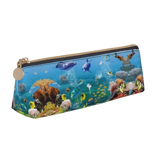 Federmäppchen aus Leder mit lustigem Kuhkopf-Motiv, Tiermotiv, schwarz-weißer Aufdruck, dreieckige Federbox, Tasche, Federmäppchen, Organizer für Büro, Hochschule, Schule, Erwachsene, Teenager, Mädche Federmäppchen aus Leder mit lustigem Kuhkopf-Motiv, Tiermotiv, schwarz-weißer Aufdruck, dreieckige Federbox, Tasche, Federmäppchen, Organizer für Büro, Hochschule, Schule, Erwachsene, Teenager, Mädche von FJQWKLF