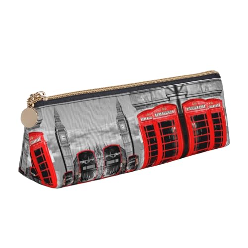 Federmäppchen aus Leder mit lustigem Kuhkopf-Motiv, Tiermotiv, schwarz-weißer Aufdruck, dreieckige Federbox, Tasche, Federmäppchen, Organizer für Büro, Hochschule, Schule, Erwachsene, Teenager, Mädche Federmäppchen aus Leder mit lustigem Kuhkopf-Motiv, Tiermotiv, schwarz-weißer Aufdruck, dreieckige Federbox, Tasche, Federmäppchen, Organizer für Büro, Hochschule, Schule, Erwachsene, Teenager, Mädche von FJQWKLF