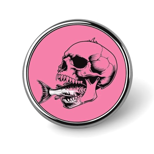 Forellen-Crushing-runde Abzeichen, personalisierte Knopf-Brosche, Anstecknadeln für Kleidungsdekoration von FJQWKLF