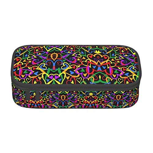 Großes Federmäppchen mit menschlichem Skelett für Mädchen und Jungen, ästhetische Federtasche mit mehreren Fächern für Erwachsene, praktischer Büro-Schreibwaren-Organizer für Kinder, Teenager, Frauen von FJQWKLF