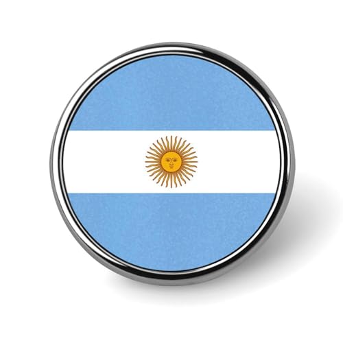 Grunge Texture Argentina Runde Brosche Anstecknadel Anstecker Revers Krawattennadel für Frauen Männer Büroangestellte Lehrer Dekor Grunge Texture Argentina Runde Brosche Anstecknadel Anstecker Revers Krawattennadel für Frauen Männer Büroangestellte Lehrer Dekor von FJQWKLF