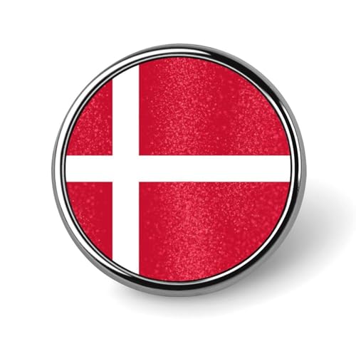 Grunge Texture Denmark Runde Brosche Anstecknadel Revers Krawattennadel für Frauen Männer Büroangestellte Lehrer Dekor Grunge Texture Denmark Runde Brosche Anstecknadel Revers Krawattennadel für Frauen Männer Büroangestellte Lehrer Dekor von FJQWKLF