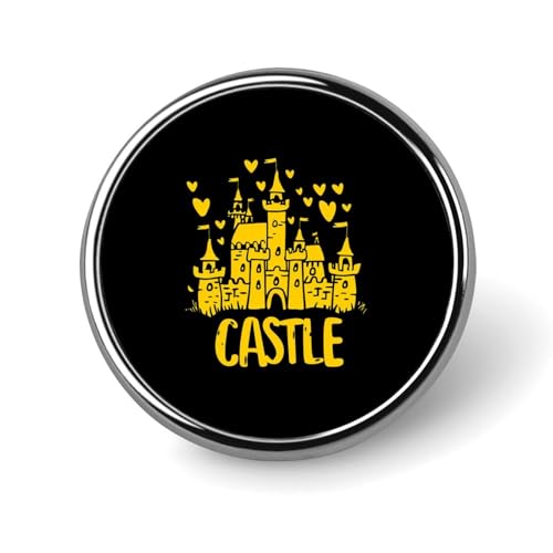 Magic Kingdom Castle Runde Anstecker Button Brosche Anstecknadeln Personalisierte Kleidung Dekoration für Frauen Männer von FJQWKLF