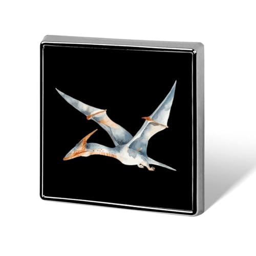 Pterodactyl Dinosaurier Quadratische Brosche Anstecknadeln Krawatte Anzug Kleid Zubehör Hochzeit Geburtstag Für Männer Frauen von FJQWKLF