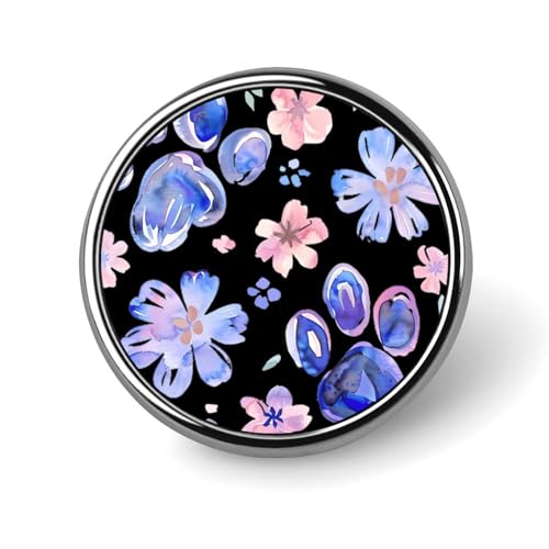Runde Brosche mit Blumenpfote, niedliche Anstecknadeln, Dekoration, Schmuck für Männer und Frauen, Anstecknadeln aus Metall von FJQWKLF