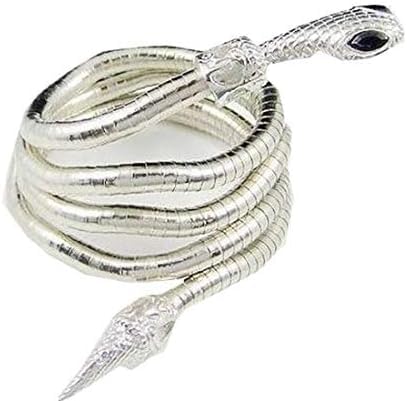 FJTNSQXSZ Wickelarmband mit Schlangenarmband, personalisierbar, zum Öffnen und Schließen, flexible Mehrzweck-Stil, Schlangenkragenkette, One Size, Legierter Stahl, Kein Edelstein FJTNSQXSZ Wickelarmband mit Schlangenarmband, personalisierbar, zum Öffnen und Schließen, flexible Mehrzweck-Stil, Schlangenkragenkette, One Size, Legierter Stahl, Kein Edelstein von FJTNSQXSZ