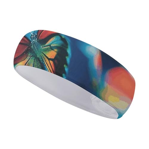 FJWKLRBV Sport Stirnband Fliegen in der Luft gedruckt Schweißband Stirnband breite Stirnbänder Sport Stirnbänder für Laufen Yoga Alltag Workout Unisex FJWKLRBV Sport Stirnband Fliegen in der Luft gedruckt Schweißband Stirnband breite Stirnbänder Sport Stirnbänder für Laufen Yoga Alltag Workout Unisex von FJWKLRBV