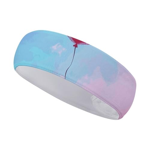 FJWKLRBV Sport Stirnband Luftballons Gedruckt Schweißband Stirnband Breite Stirnbänder Sport Stirnbänder für Laufen Yoga Alltag Workout Unisex FJWKLRBV Sport Stirnband Luftballons Gedruckt Schweißband Stirnband Breite Stirnbänder Sport Stirnbänder für Laufen Yoga Alltag Workout Unisex von FJWKLRBV
