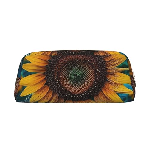 FJWSLCH Die schönste Make-up-Tasche mit Sonnenblumen-Motiv, Reise-Kosmetiktasche für Damen und Herren, Federmäppchen, Reißverschluss, Kulturbeutel, Geldbörse, Gold, Einheitsgröße FJWSLCH Die schönste Make-up-Tasche mit Sonnenblumen-Motiv, Reise-Kosmetiktasche für Damen und Herren, Federmäppchen, Reißverschluss, Kulturbeutel, Geldbörse, Gold, Einheitsgröße von FJWSLCH