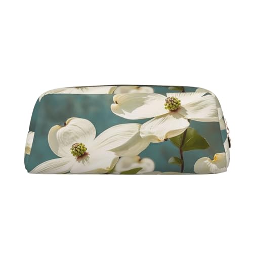 FJWSLCH Kosmetiktasche mit Federholzblüten und Reißverschluss, Kosmetiktasche für Damen und Herren, mit Reißverschluss, Gold, Einheitsgröße von FJWSLCH