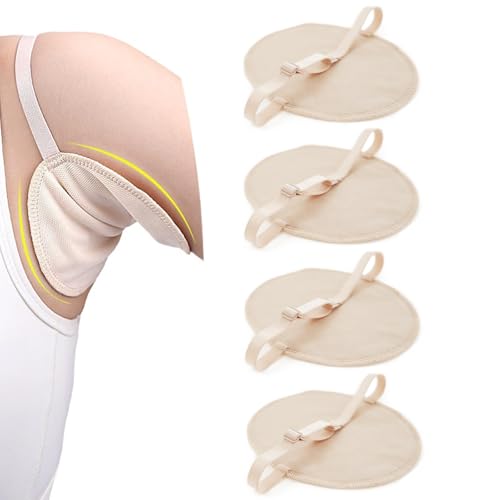 FJYXCHENXM 2 Paar Achsel-Schweißpads für Achseln, mit verstellbarem Schultergurt, für Damen und Herren FJYXCHENXM 2 Paar Achsel-Schweißpads für Achseln, mit verstellbarem Schultergurt, für Damen und Herren von FJYXCHENXM