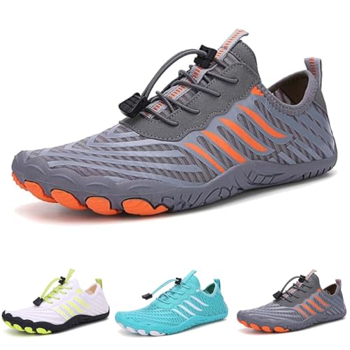 FJZFXKZL Erdungsschuhe mit Kupfer, geerdetes Schuhwerk for Damen und Herren mit Neuropathie, orthopädische Wanderschuhe(D,43 EU) von FJZFXKZL