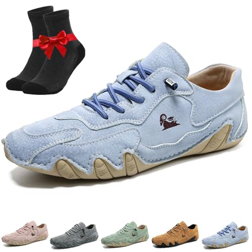 FJZFXKZL Vogany Schuhe Orthopädische Sneakers Wasserdichte Atmungsaktive Schuhe Outdoor-Wanderschuhe mit Fußgewölbeunterstützung(Blue,48 EU) von FJZFXKZL