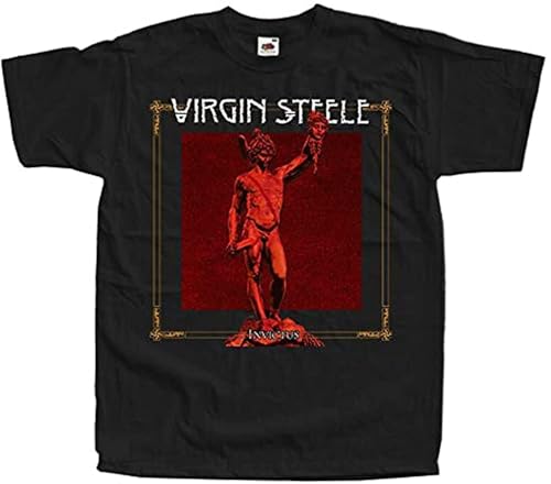 KPE Virgin Steele Invictband Album Cover T-Shirt Black Black KPE Virgin Steele Invictband Album Cover T-Shirt Black Black von FKASBOOLK