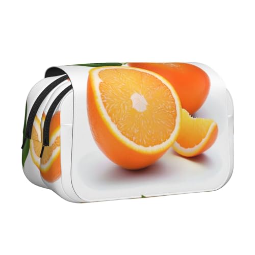 Federmäppchen mit doppeltem Klappetui, Reißverschlusstaschen, großes Fassungsvermögen, für Kunstbedarf und Reisen von FKGKDF