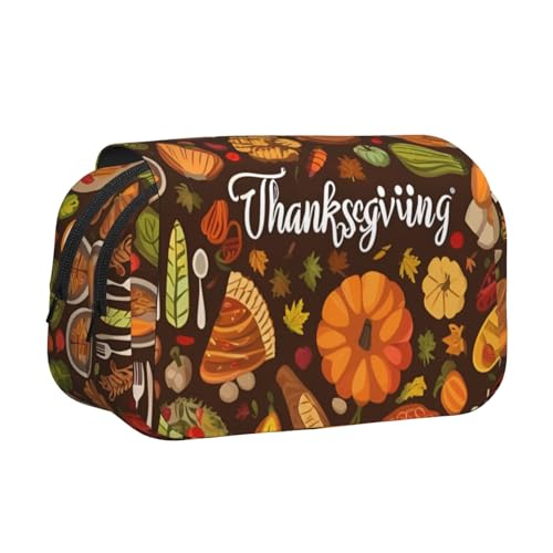 Federmäppchen mit doppeltem Klappetui, Reißverschlusstaschen, großes Fassungsvermögen für Kunstbedarf und Reisen von FKGKDF