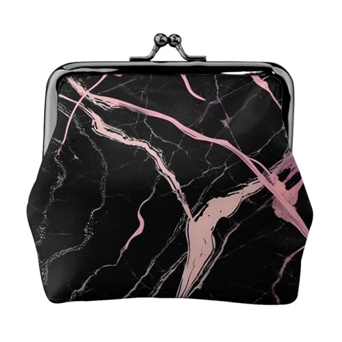 Schwarze Rose Marmor Druck Frauen Kiss Lock Münztasche Mini Geldbörse für Karten und Lippenstift Weiche kompakte Geldbörse Schwarze Rose Marmor Druck Frauen Kiss Lock Münztasche Mini Geldbörse für Karten und Lippenstift Weiche kompakte Geldbörse von FKGKDF