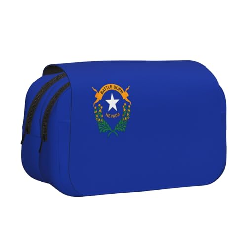 Stifteetui mit 2 Klappetui, Reißverschlusstaschen, großes Fassungsvermögen für Kunstbedarf und Reisen von FKGKDF