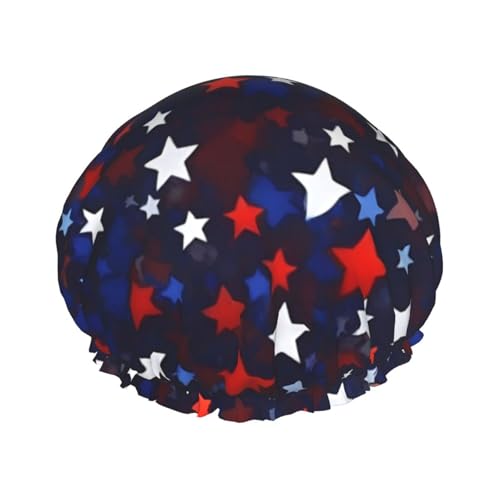 Wiederverwendbare Duschhauben für Frauen, doppelschichtige Haarkappe, Erwachsenen-Haarkappe für alle Haare von FKGKDF