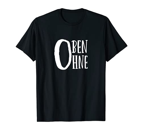 Oben Ohne Haare T-shirt witziger Glatzen Spruch Herren T-Shirt Oben Ohne Haare T-shirt witziger Glatzen Spruch Herren T-Shirt von FKK am Kopf Designs mit Glatze Spruch Funshirt