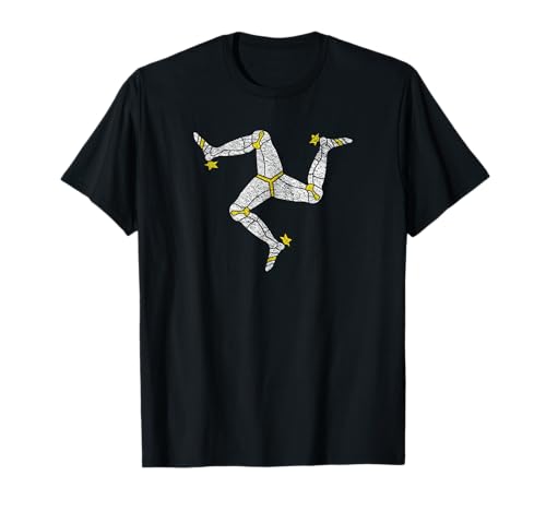 Isle of Man Flag Mann Wappen Manx Triskellion T-Shirt Isle of Man Flag Mann Wappen Manx Triskellion T-Shirt von FLAG OF MANN TRISKELION