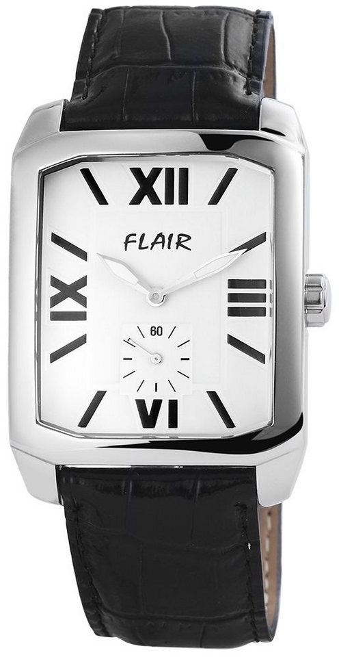 FLAIR Quarzuhr 200722000020 Flair Herrenuhr mit Lederimitationsarmband FLAIR Quarzuhr 200722000020 Flair Herrenuhr mit Lederimitationsarmband von FLAIR