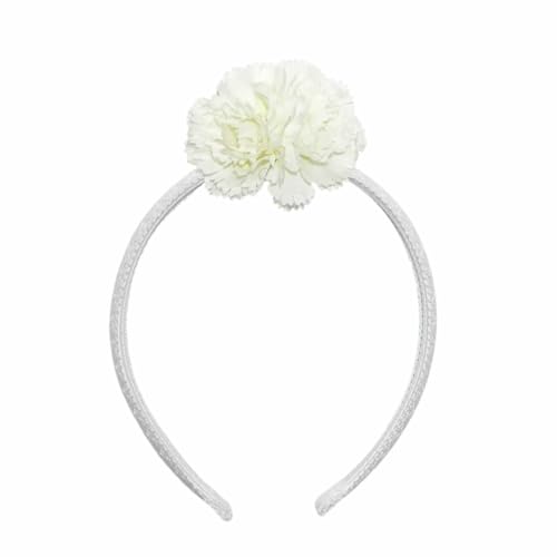 Baby-Stirnband bestehend aus zwei Nelken (Elfenbein) von FLAMENCA SHOP