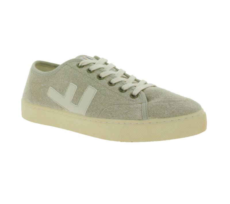 FLAMINGOS LIFE RANCHO ECRU IVORY Sneaker nachhaltige Alltags-Schuhe Freizeit-Sneaker 100% Vegan Made in Spain SS21RAECRIV Grau von FLAMINGOS LIFE
