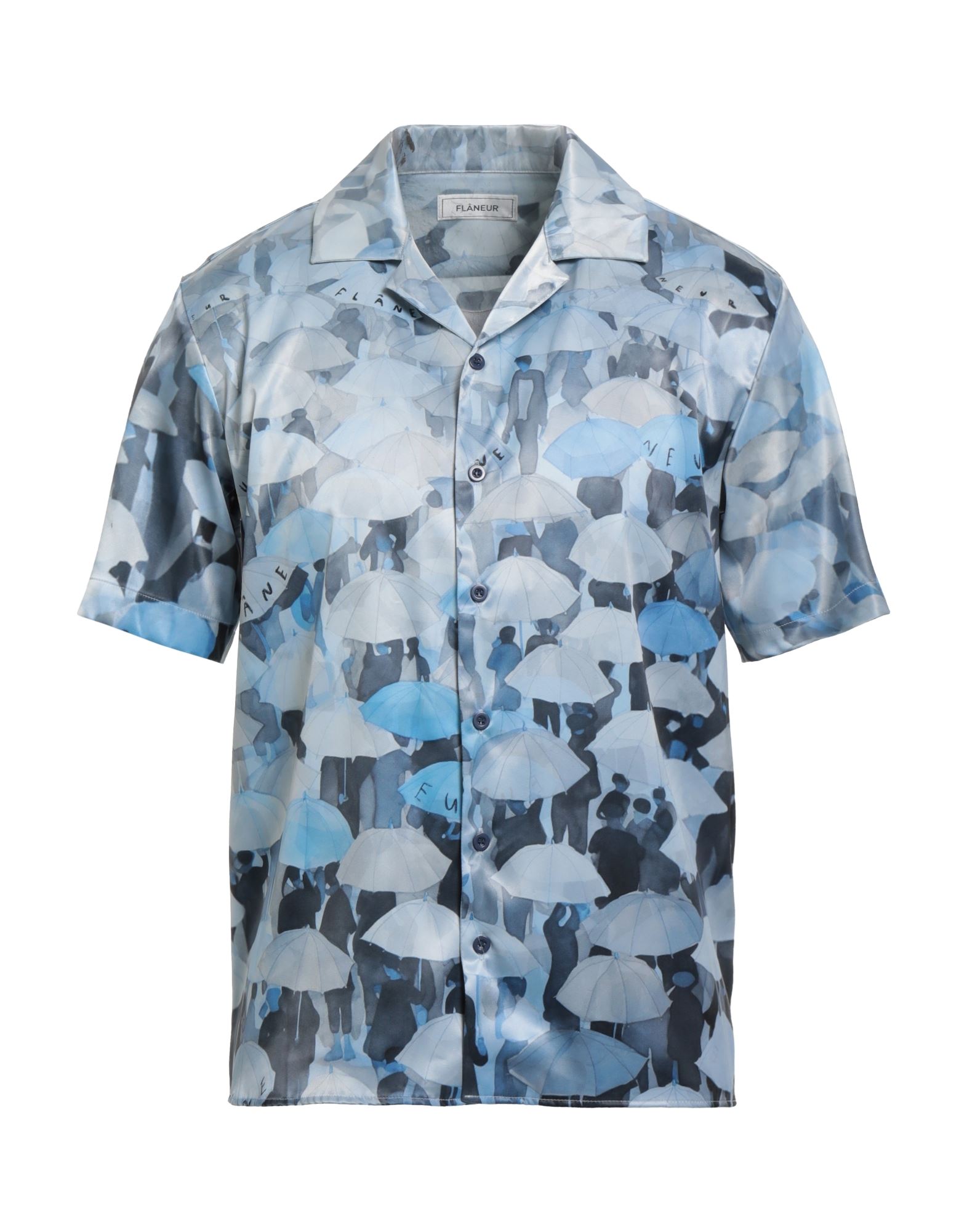 FLÂNEUR Hemd Herren Himmelblau von FLÂNEUR