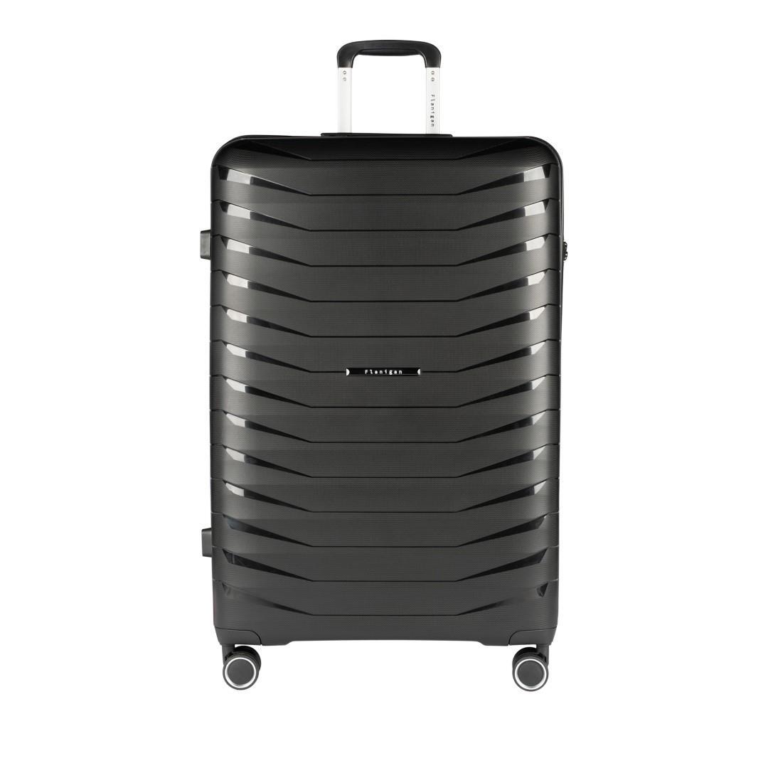 FLANIGAN - 4Rad-Schalentrolley Black Schwarz von FLANIGAN