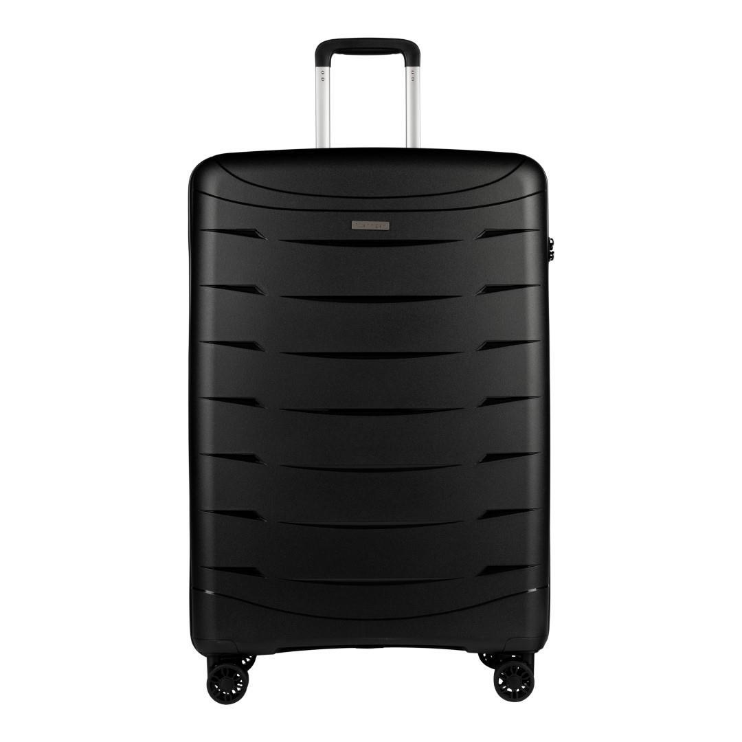 FLANIGAN - 4Rad-Schalentrolley Franklin L Schwarz Schwarz von FLANIGAN