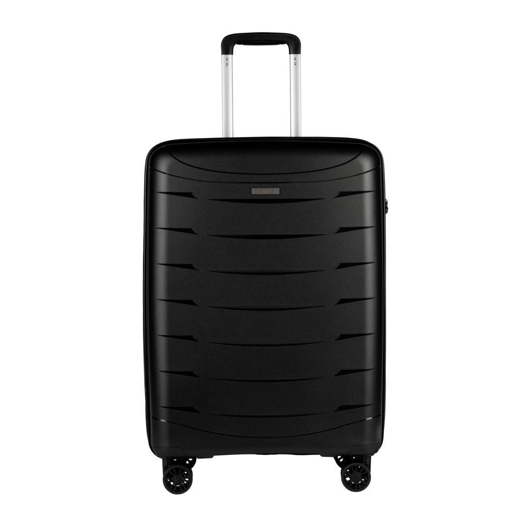 FLANIGAN - 4Rad-Schalentrolley Franklin M Schwarz Schwarz von FLANIGAN