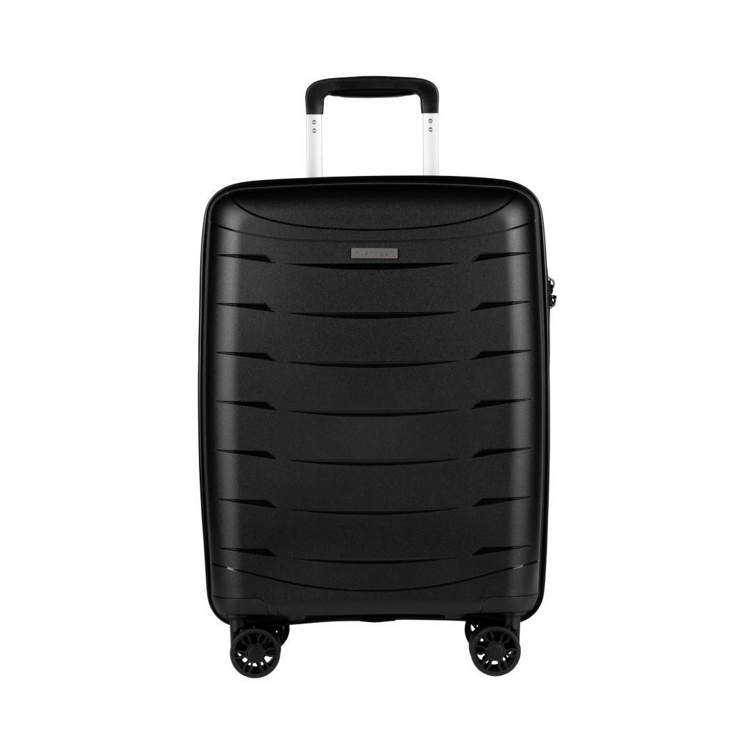 FLANIGAN - 4Rad-Schalentrolley Franklin S Schwarz Schwarz von FLANIGAN