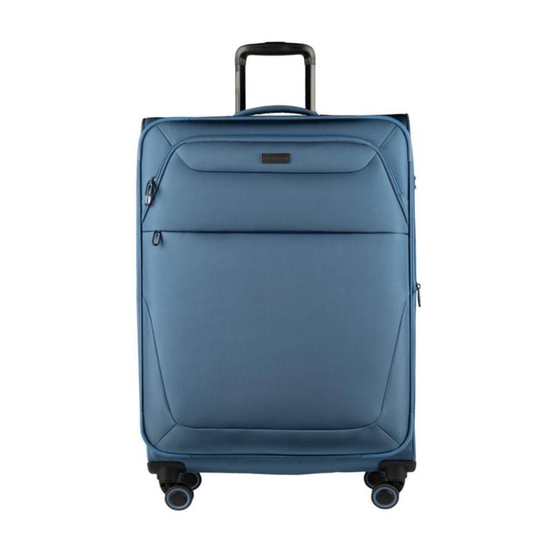 FLANIGAN - 4Rad-Weichgepäcktrolley Magellan 4X4 L Graublau Grau von FLANIGAN