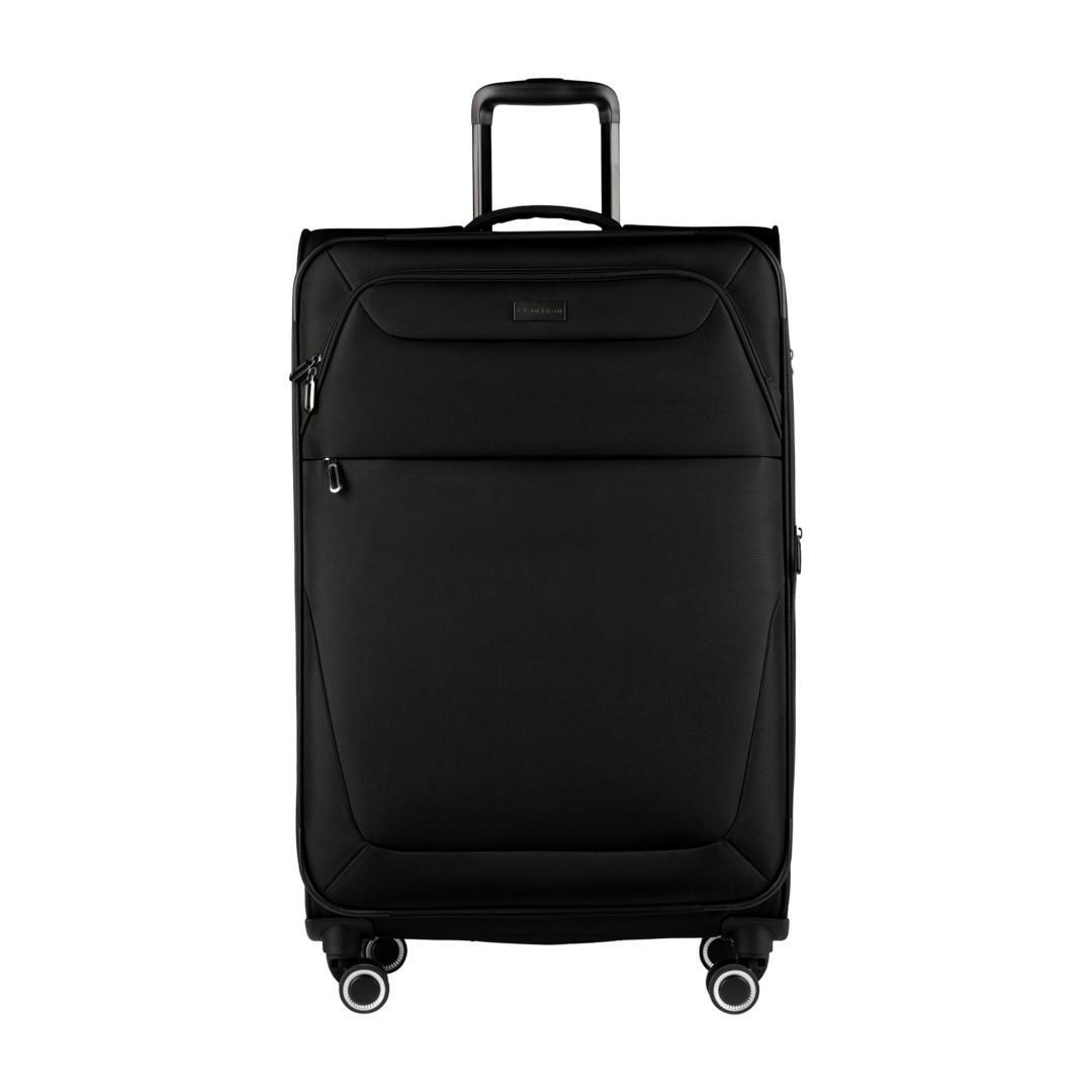 FLANIGAN - 4Rad-Weichgepäcktrolley Magellan 4X4 L Schwarz Schwarz von FLANIGAN