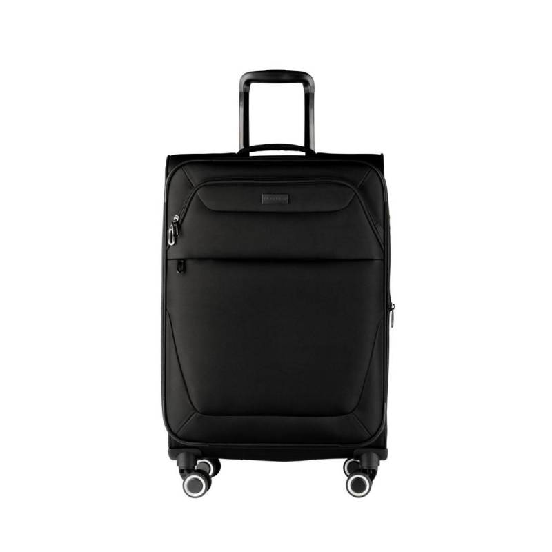 FLANIGAN - 4Rad-Weichgepäcktrolley Magellan 4X4 M Schwarz Schwarz von FLANIGAN