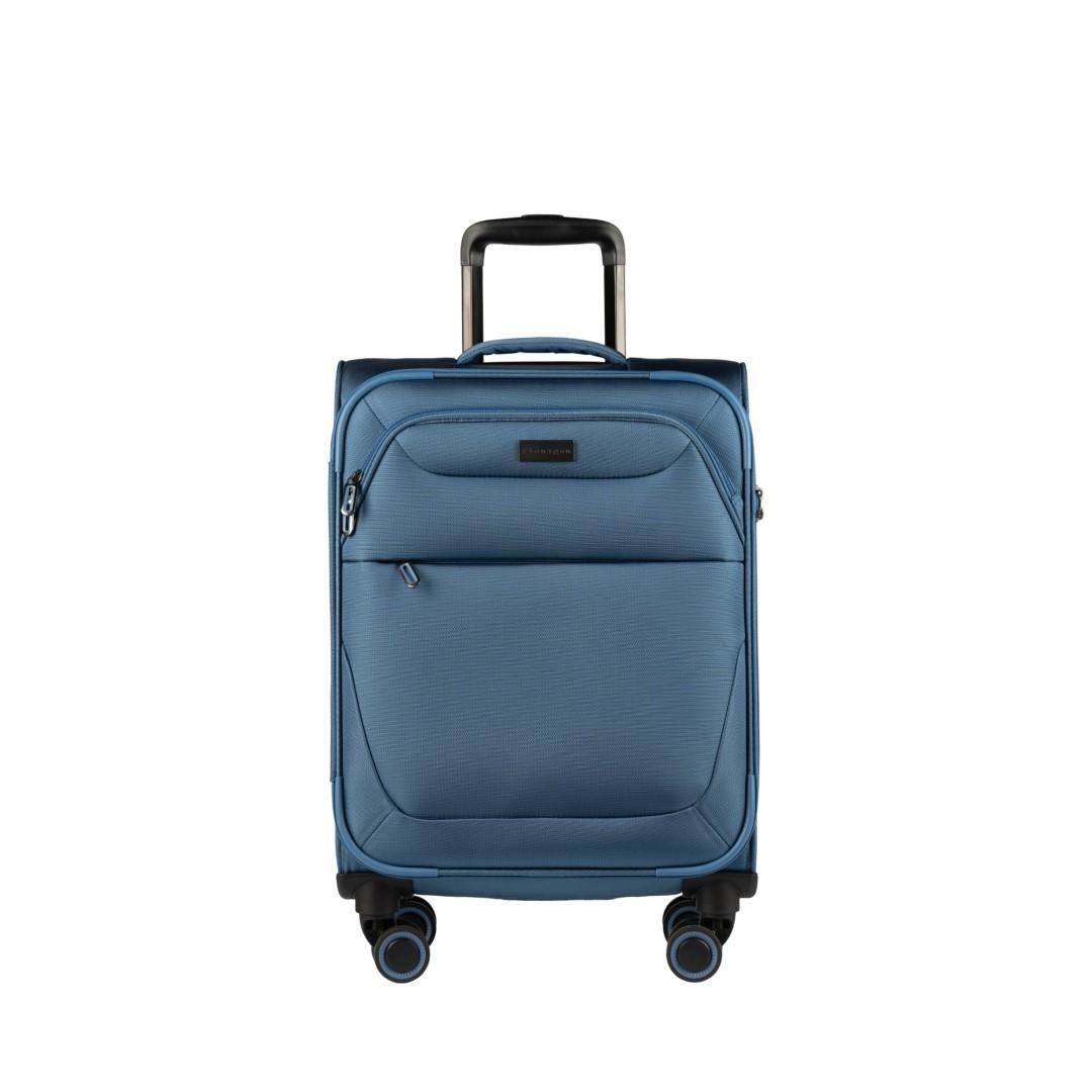 FLANIGAN - 4Rad-Weichgepäcktrolley Magellan 4X4 S Graublau Grau von FLANIGAN