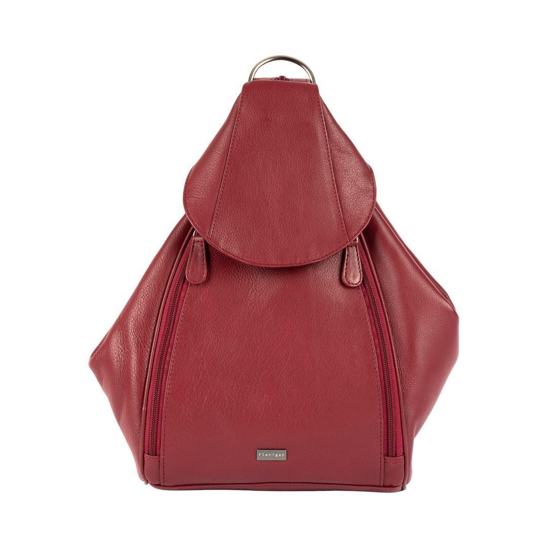 FLANIGAN - ALABAMA Cityrucksack Rot Rot von FLANIGAN