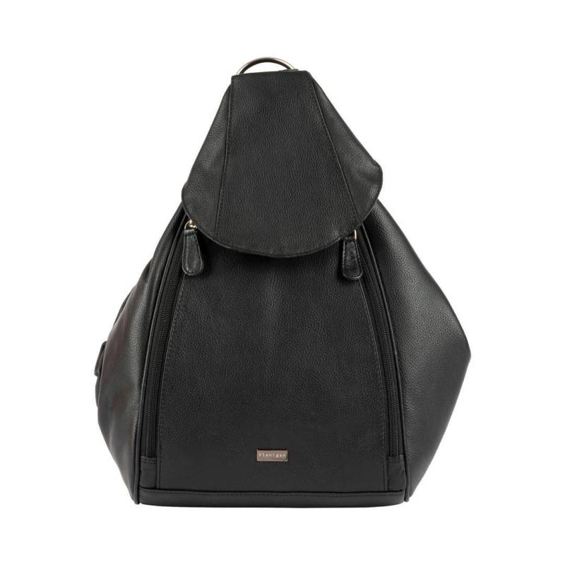 FLANIGAN - ALABAMA Cityrucksack Schwarz Schwarz von FLANIGAN