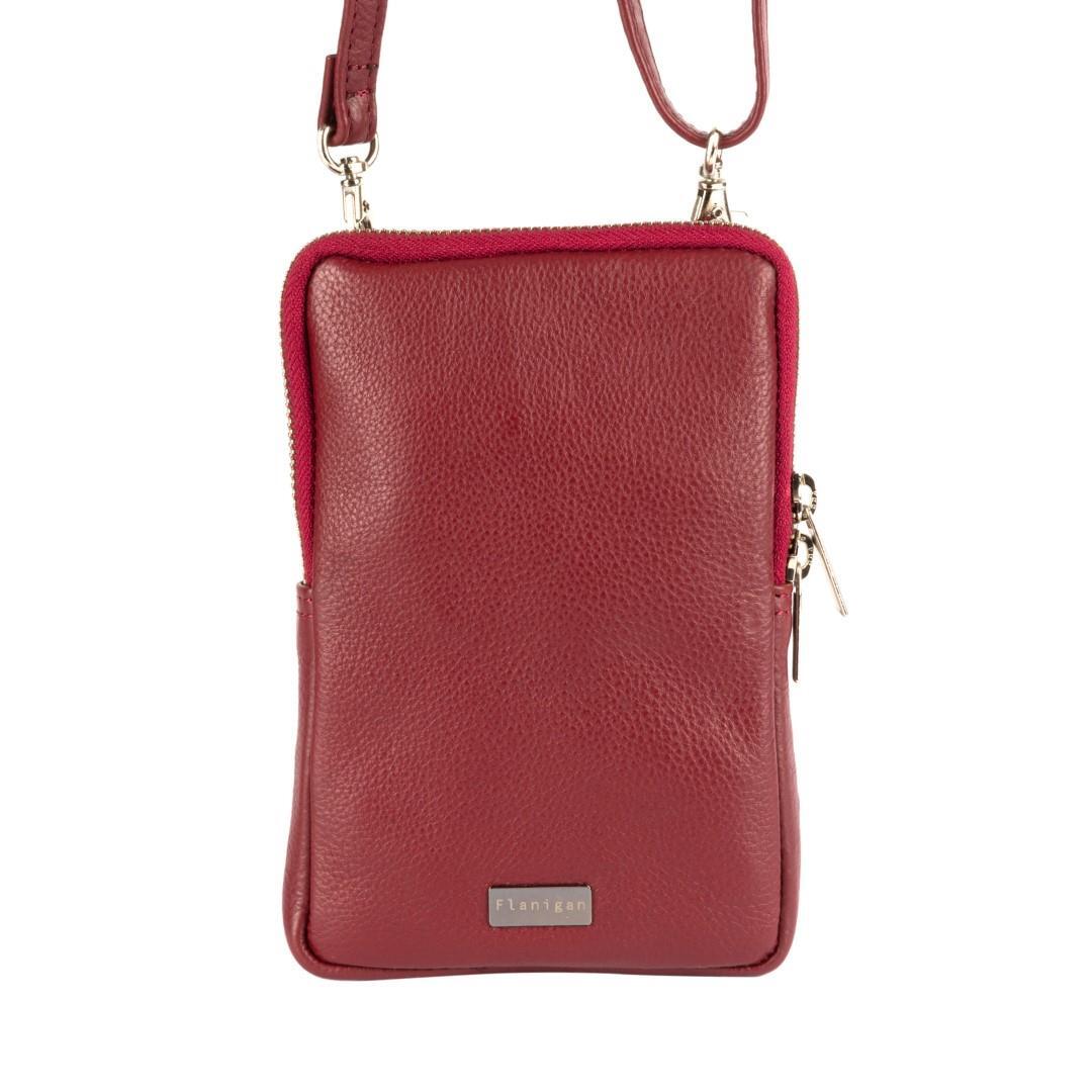 FLANIGAN - ALABAMA Smartphone-Etui Rot Rot von FLANIGAN