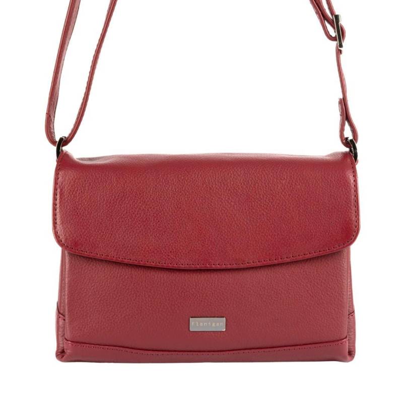 FLANIGAN - ALABAMA Üb-Handtasche Rot Rot von FLANIGAN