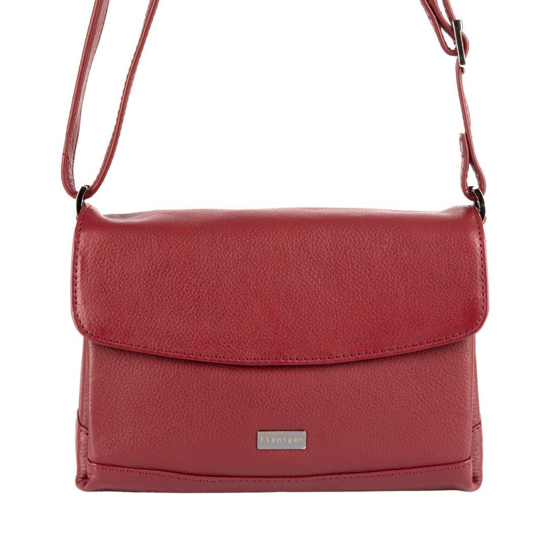 FLANIGAN - ALABAMA Üb-Handtasche Rot Rot von FLANIGAN