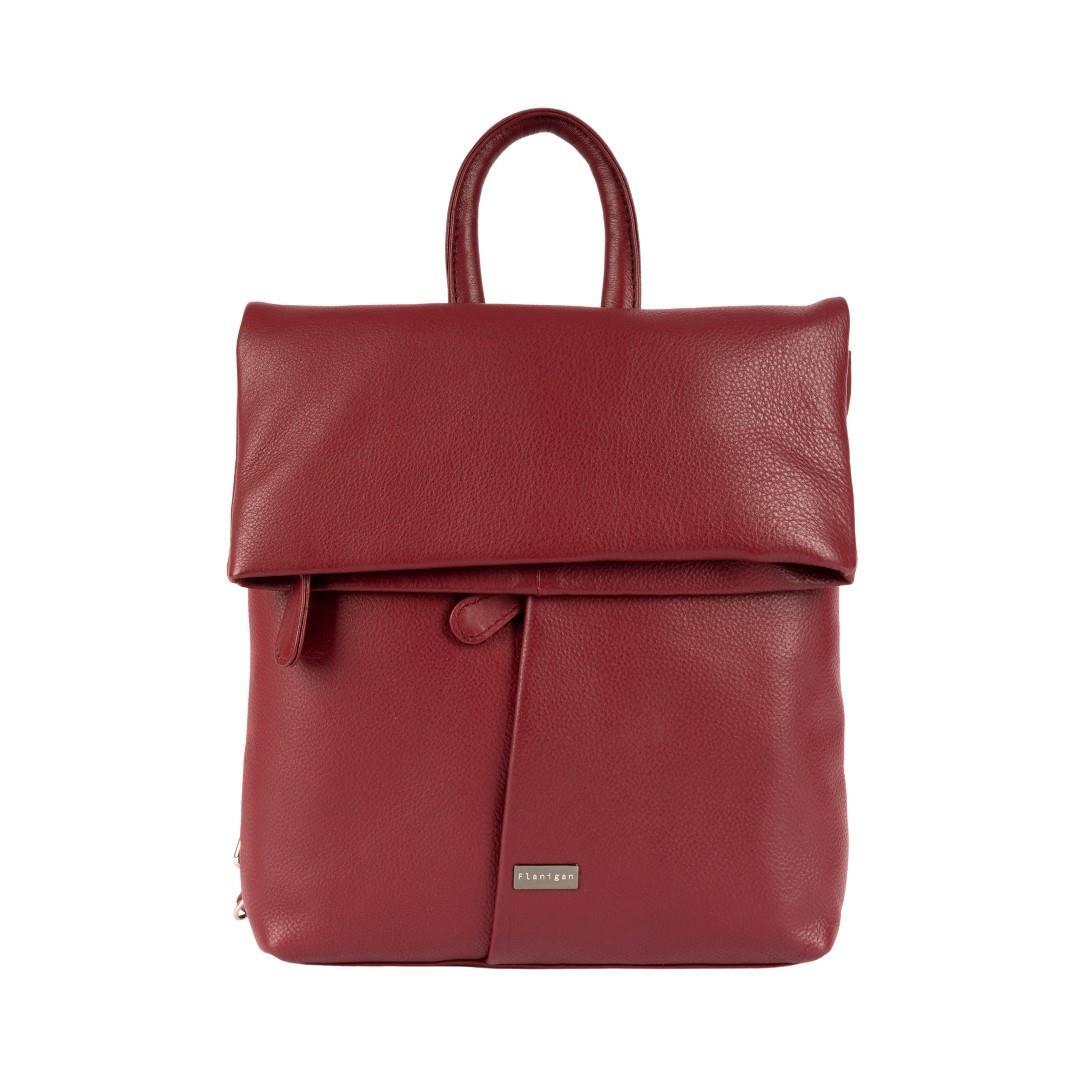 FLANIGAN - ALBA Cityrucksack Rot Rot von FLANIGAN