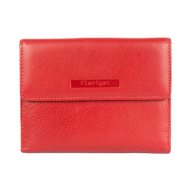 FLANIGAN - ALBA Damenbörse Rot Rot von FLANIGAN