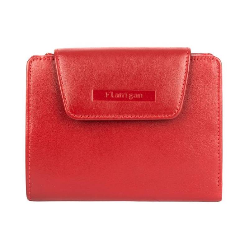 FLANIGAN - ALBA Damenbörse Rot Rot von FLANIGAN
