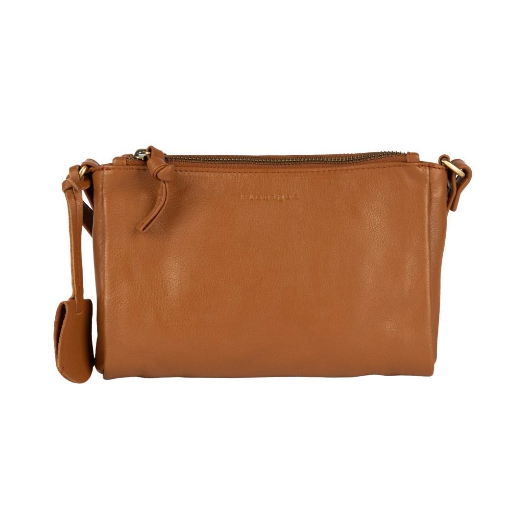 FLANIGAN - Crossbag Finja Cognac Cognac von FLANIGAN